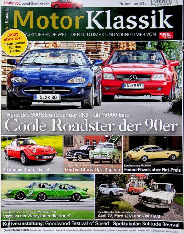 Deckblatt Motor Klassik (09/2017)